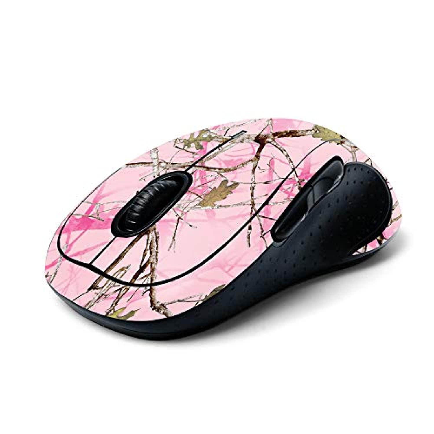 mightyskins skin for logitech m510 mouse - conceal pink | protective, durable, and unique vinyl decal wrap cover | easy to apply, remove, and change styles | made in the usa (logm5