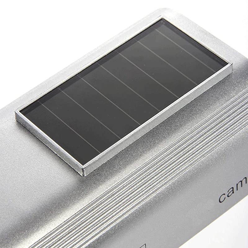 4Pack Dummy Solar Security Camera Fake Flashing Light Infrared LED CCTV Surveillance