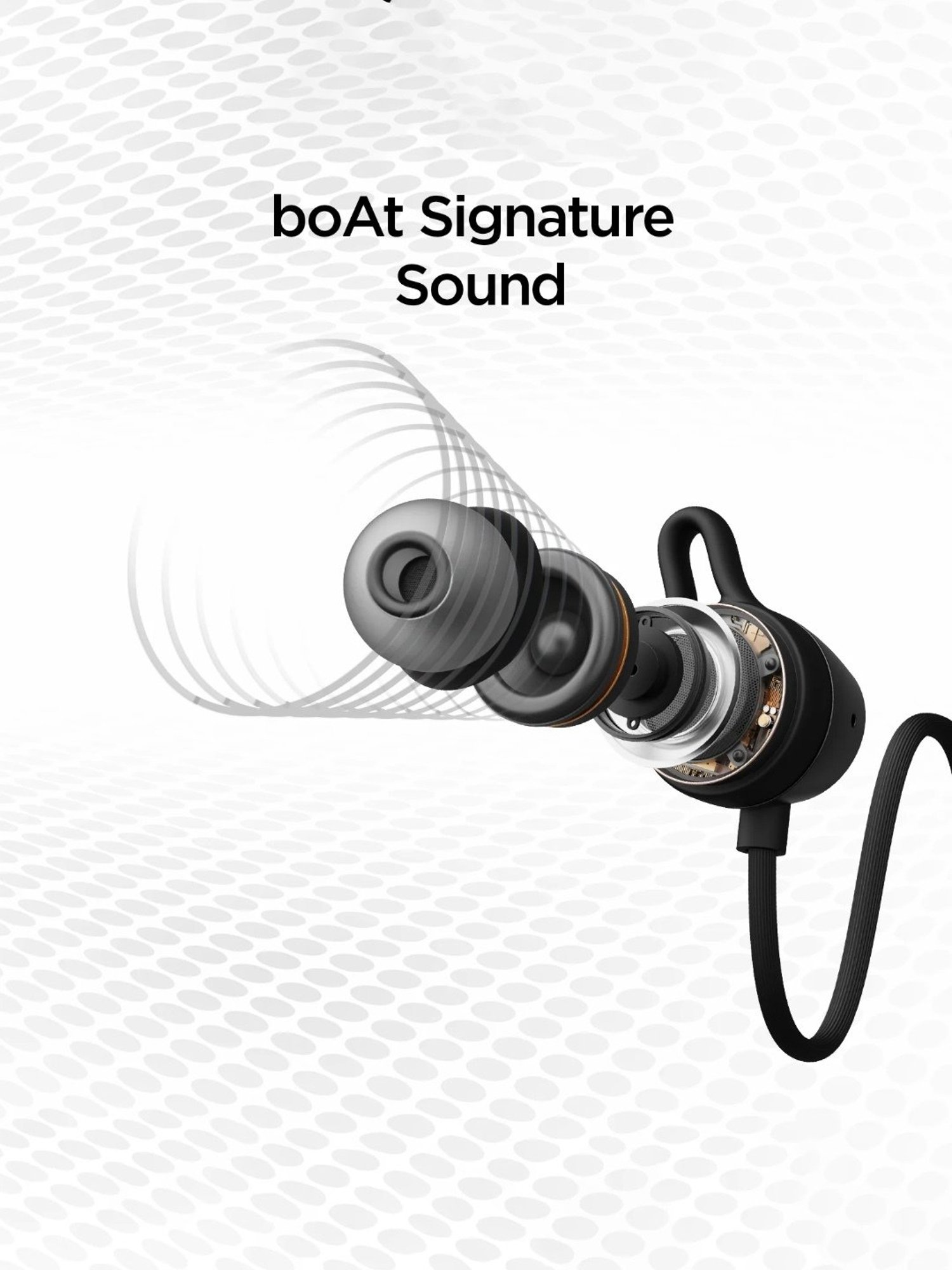 Boat Rockerz 109 Neckband with 40Hrs of Playback (Black)
