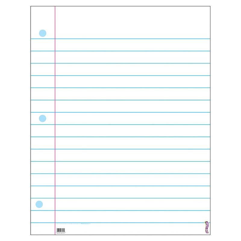 Trend Wipe Off Surface Notebook Paper Chart