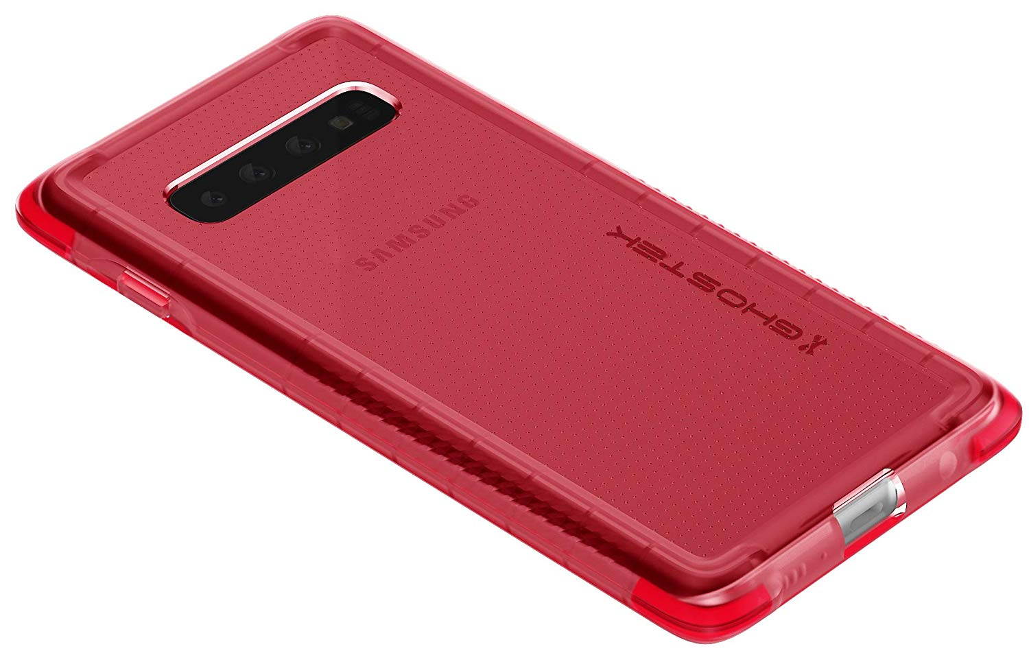 Ghostek Covert Clear Galaxy S10 Case with Super Slim Thin Design and Anti-Slip Grip Tough Shockproof Heavy Duty Protection and Wireless Charging Compatible for 2019 Galaxy S10 (6.1 Inch) - (Clear)