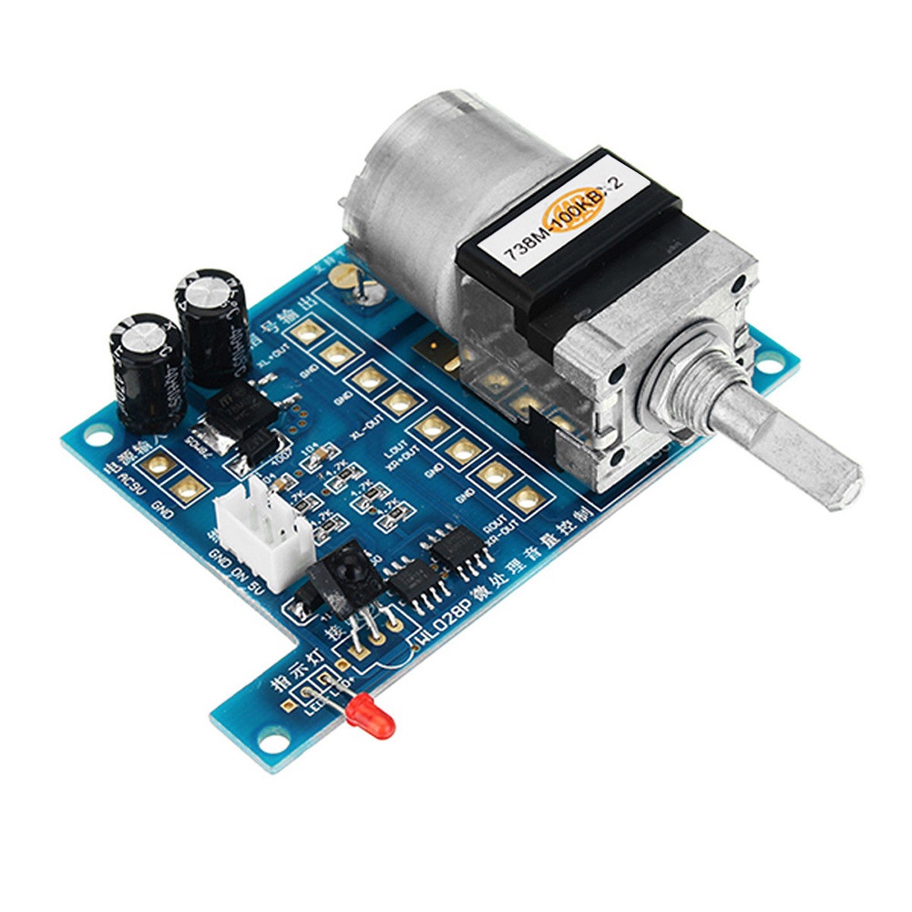 Volume Control Board With Indicator Light Infrared Remote Control Potentiometer