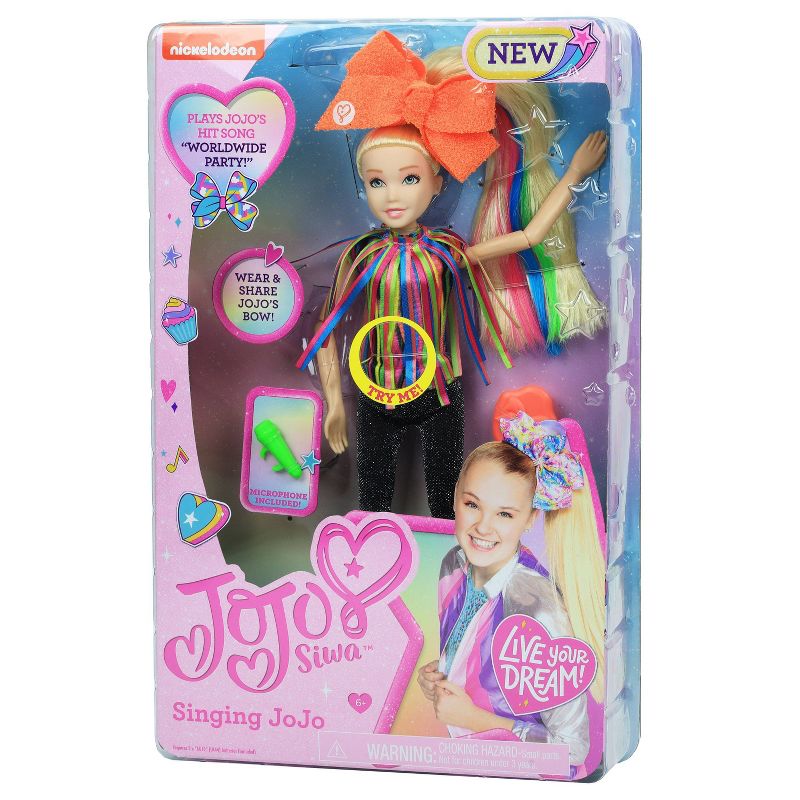 JoJo Siwa JoJo Singing Doll Worldwide Party 10" doll