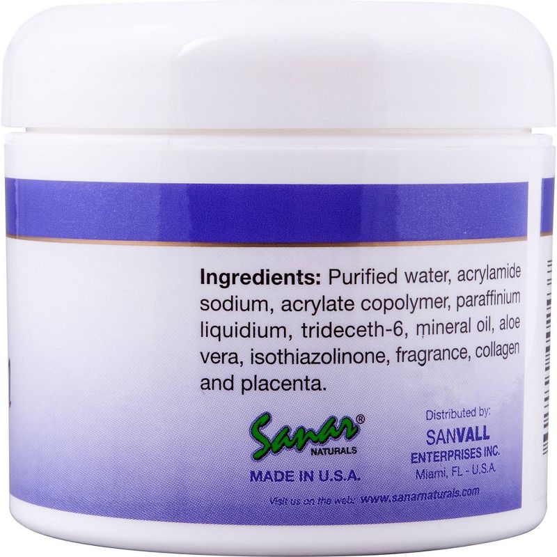 Sanar Naturals Women's Collagen and Placenta Cream - 4oz