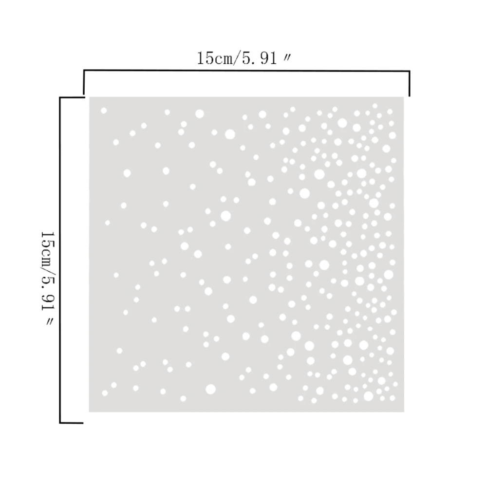 Falling Snow Stencil for painting Embossing Paper Card Christmas Scrapbooking Photo Album Decor Making Drawing Sheet Wholesale