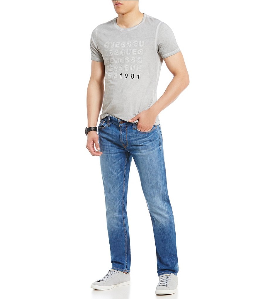 Guess Slim Straight Vintage Wash Jeans