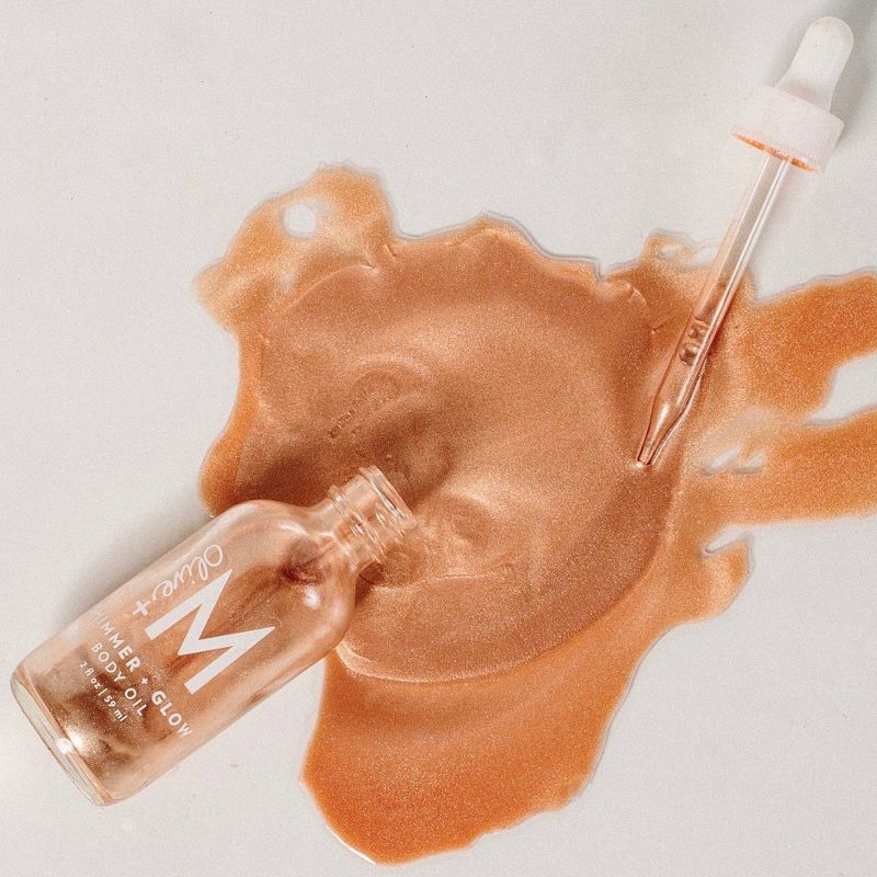 Olive + M Shimmer + Glow Body Oil - 2 fl oz