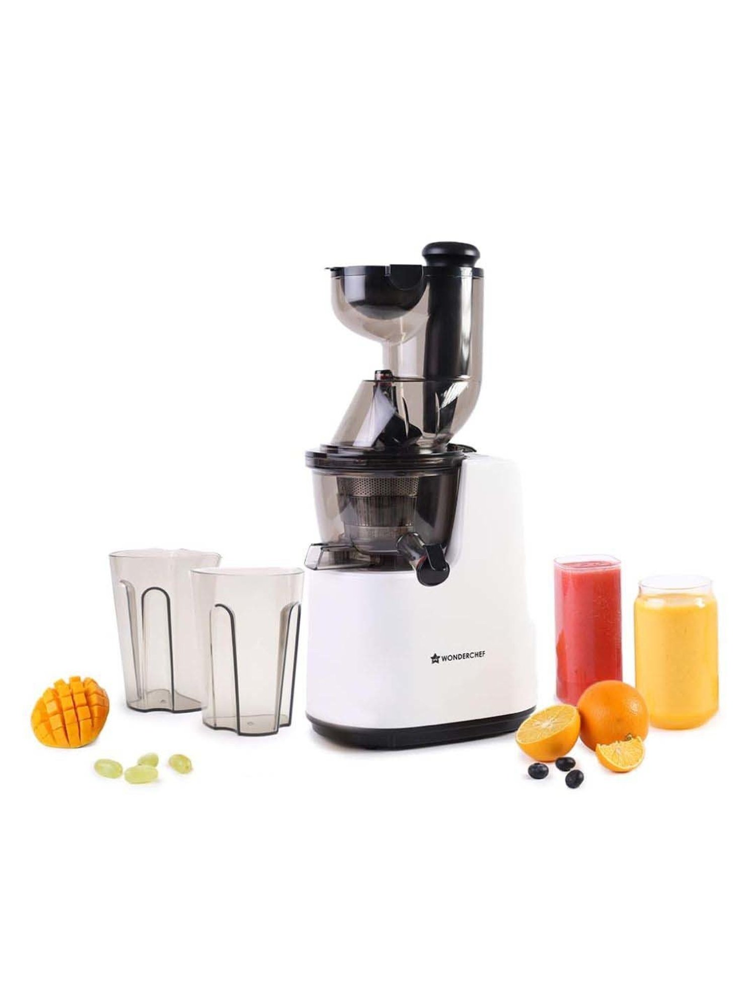 Wonderchef Regenta 55 RPM Full All-in-1 Fruit & Vegetable Juicer | (240W, White)