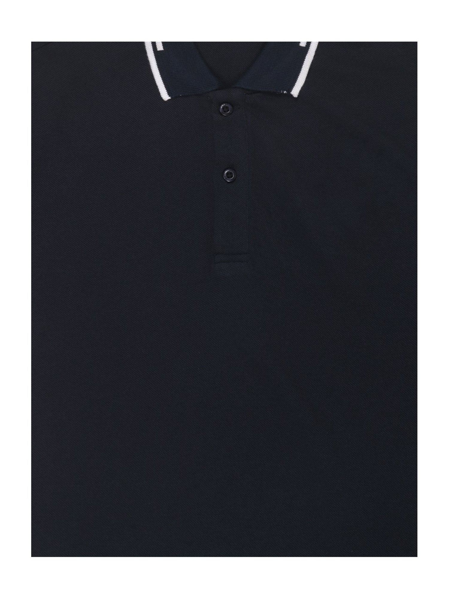 Li'l Tomatoes Kids Navy Printed Polo T-Shirt & Mask