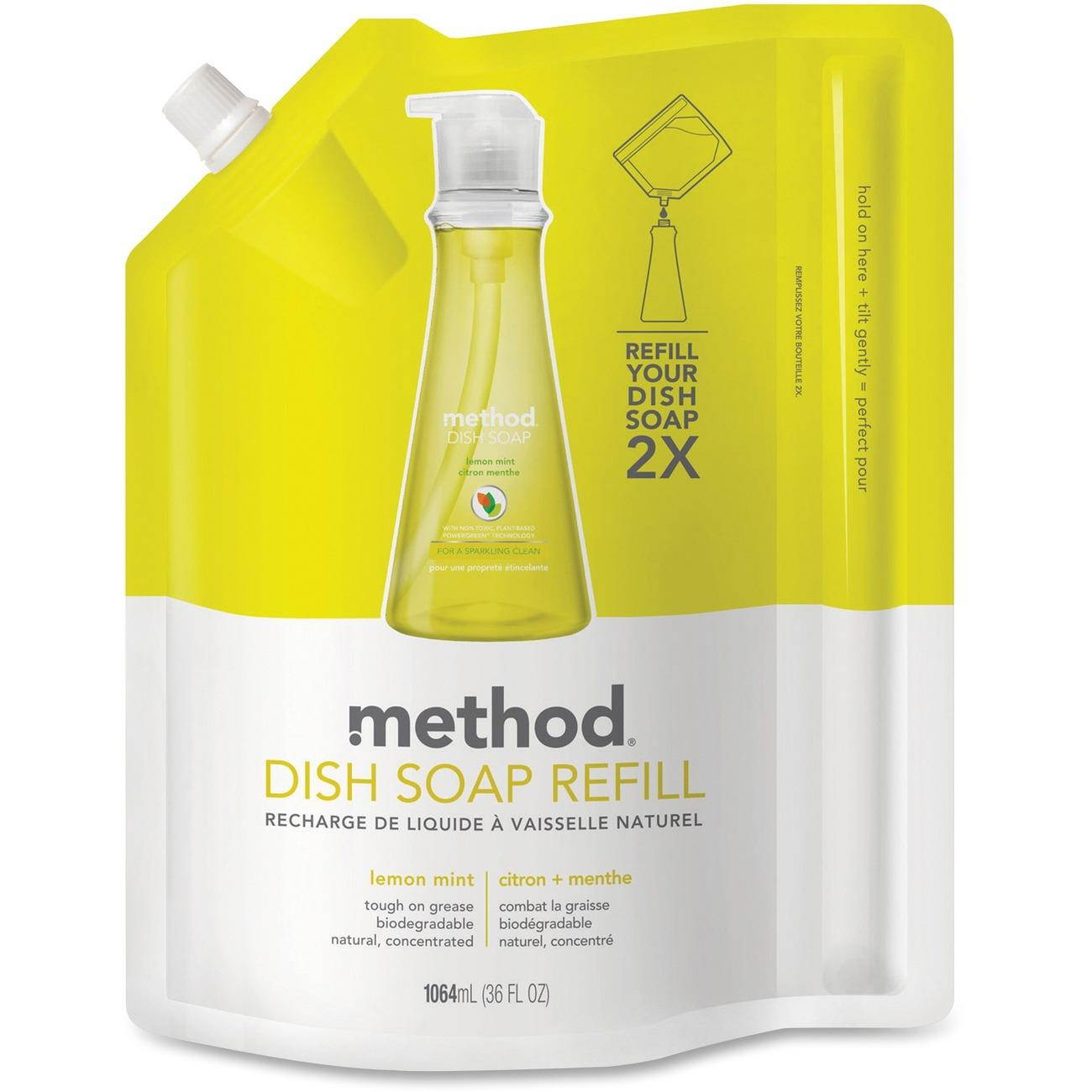 Method Lemon Mint Dish Soap Refill