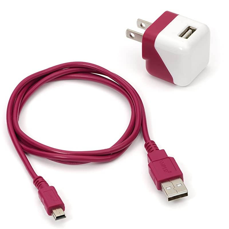 Designed for Texas Instruments Calculator TI Nspire CX TI Nspire CX CAS TI 84 Plus C and TI84 Plus Color Mini Portable Stylish Charger with Matching USB Cable