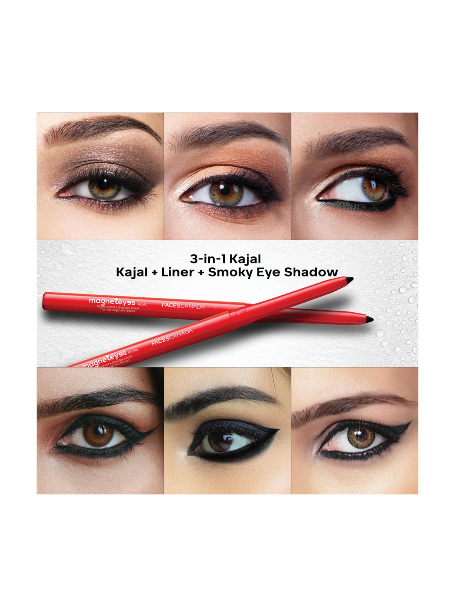 Matt Look Single Stroke Super Glide Eyeliner Kohl Kajal Bottle Green - 1.3 gm