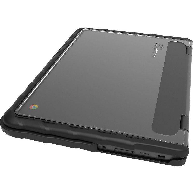 Gumdrop DropTech Lenovo 500e Case - For Lenovo Chromebook - Transparent, Black - Drop Proof, Shock Resistant - Polycarbonate, Silicone