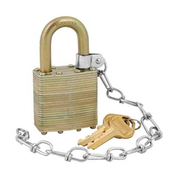 MASTER LOCK 6001NLFCNUS Keyed Padlock,Different,1-3/4"W