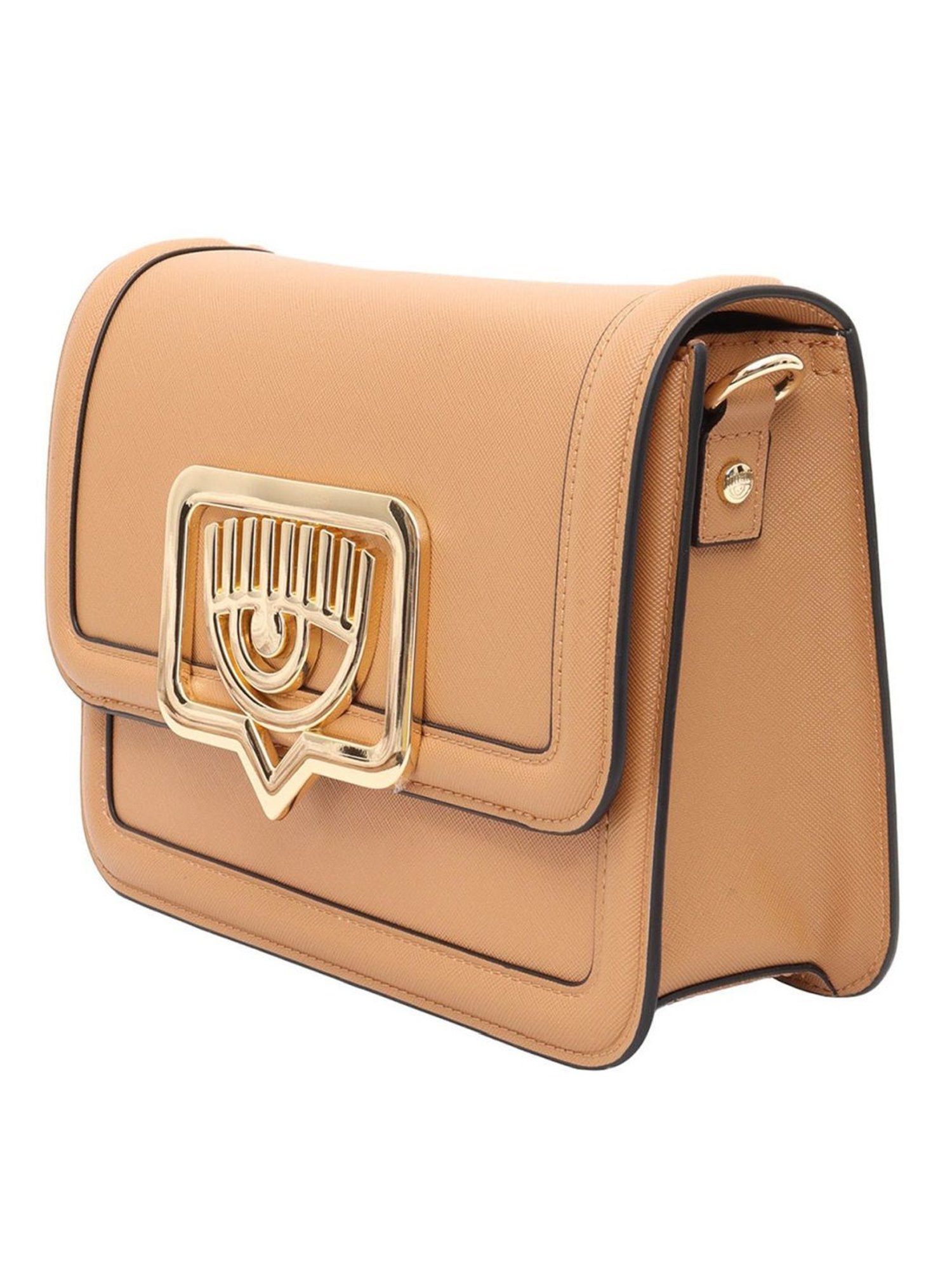 Chiara Ferragni Cammello Eyelike Large Cross Body Bag