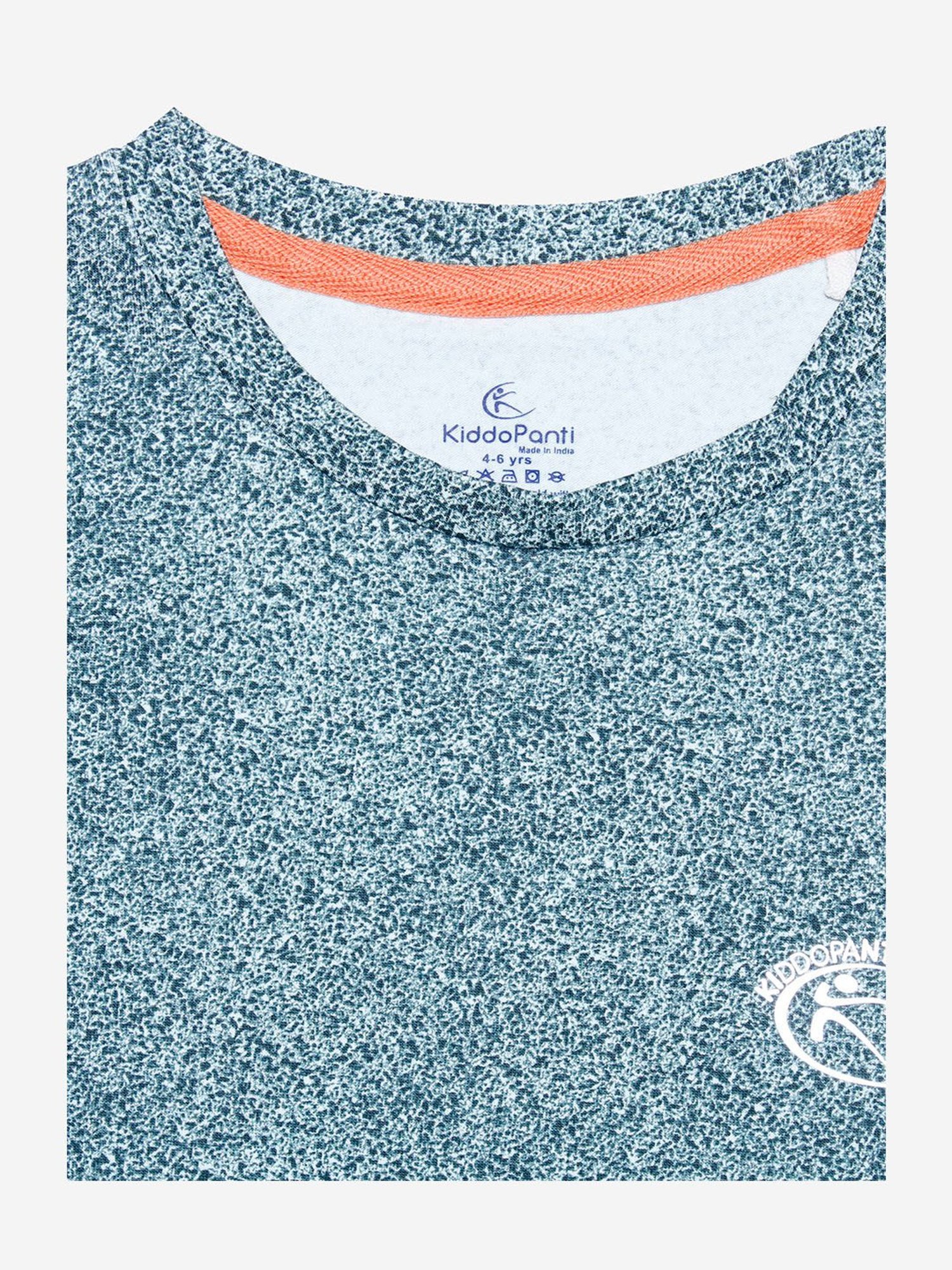 Kiddopanti Kids Green Printed T-Shirt