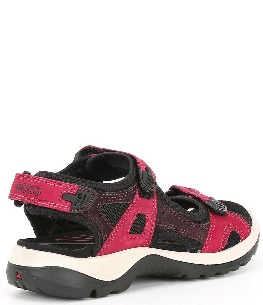 ECCO Yucatan Adjustable Strap Leather Sandals