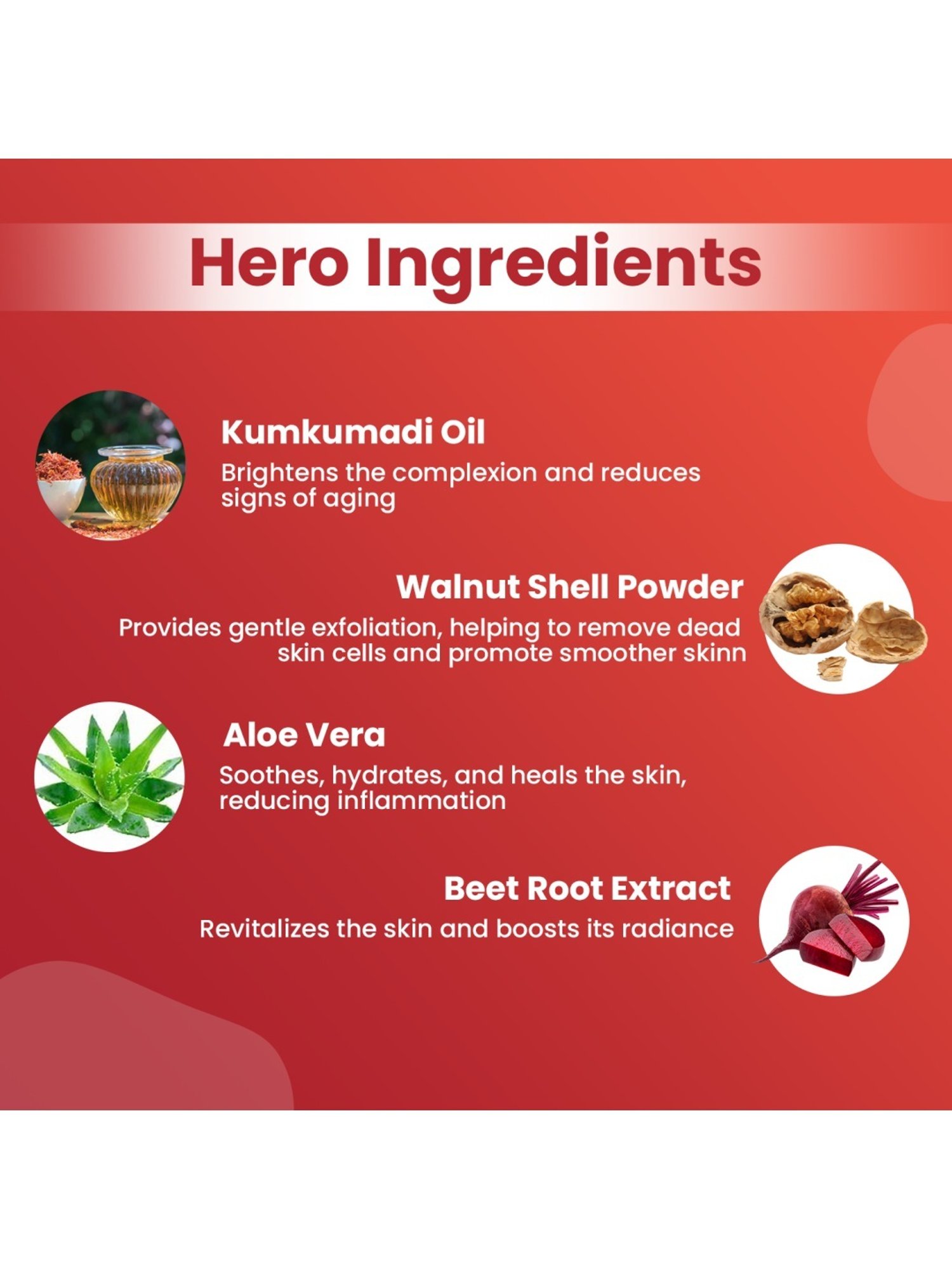 Earthraga Gentle & Deep Cleansing Kumkumadi Face Scrub - 100 ml