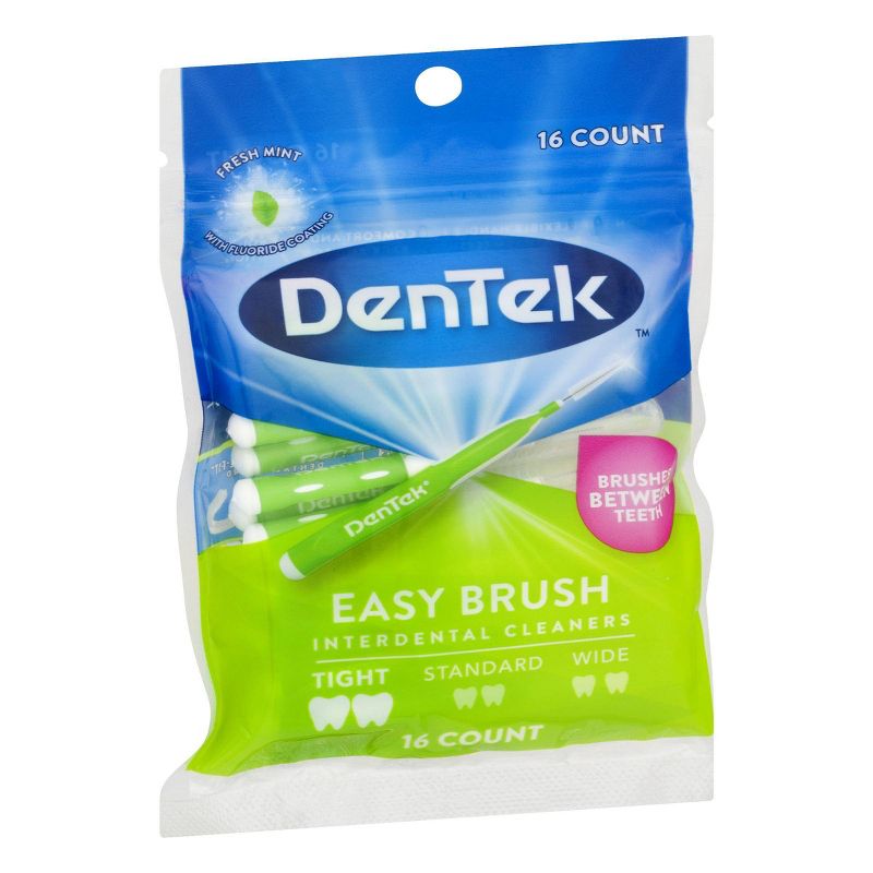DenTek Easy Brush Interdental Cleaners for Tight Teeth - 16ct