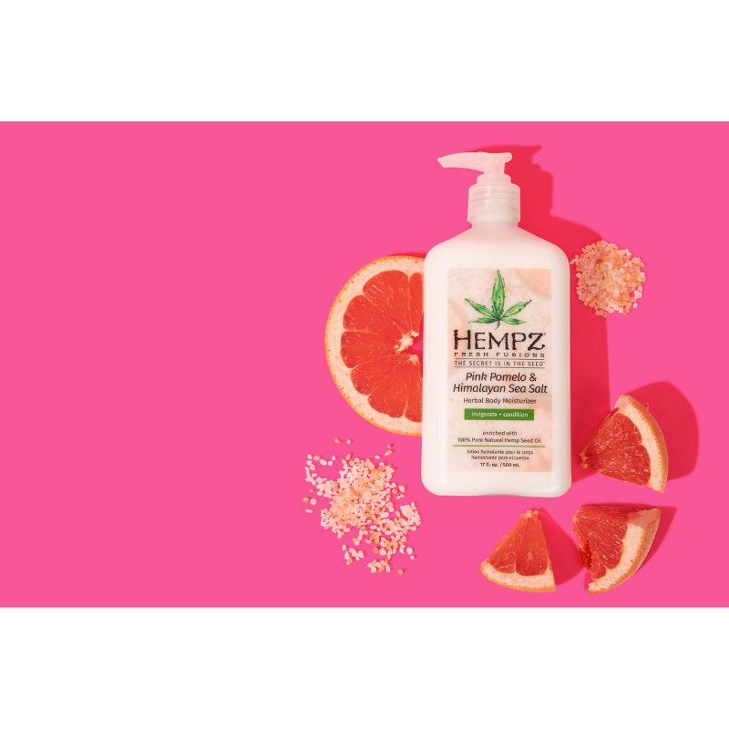 Hempz Pink Pomelo and Himalayan Sea Salt Herbal Body Moisturizer - 17 fl oz