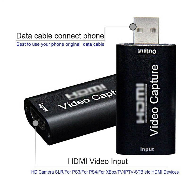 USB 2.0 To HDMI Video Capture Card For high-definition acquisition, teaching records, medical imaging