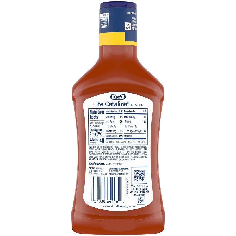 Kraft Light Catalina Salad Dressing 16fl oz