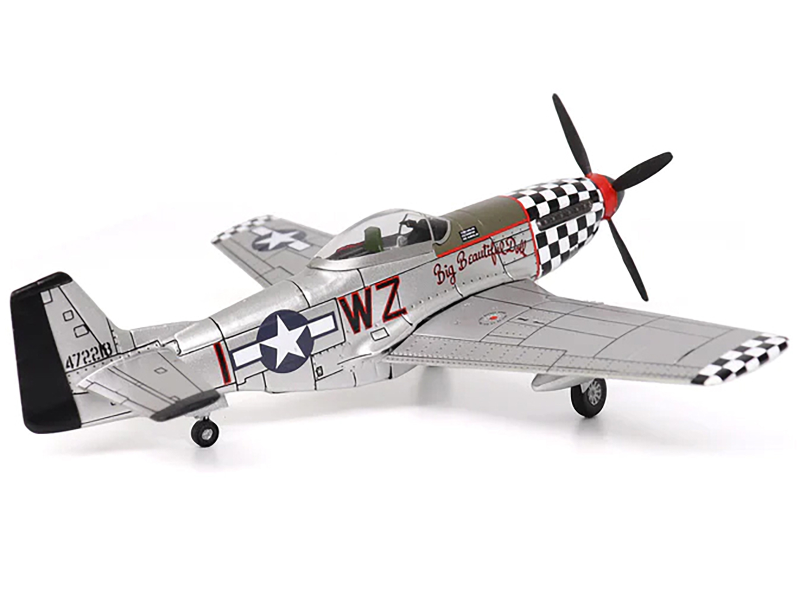 North American P-51D Mustang Fighter Aircraft "Lt. Col. McComas 118th Tactical Reconnaissance Squadron 23rd Fighter Group China" (1945) United States Army Air Force "Air Power Series" 1/48 Diecast Model by Hobby Master