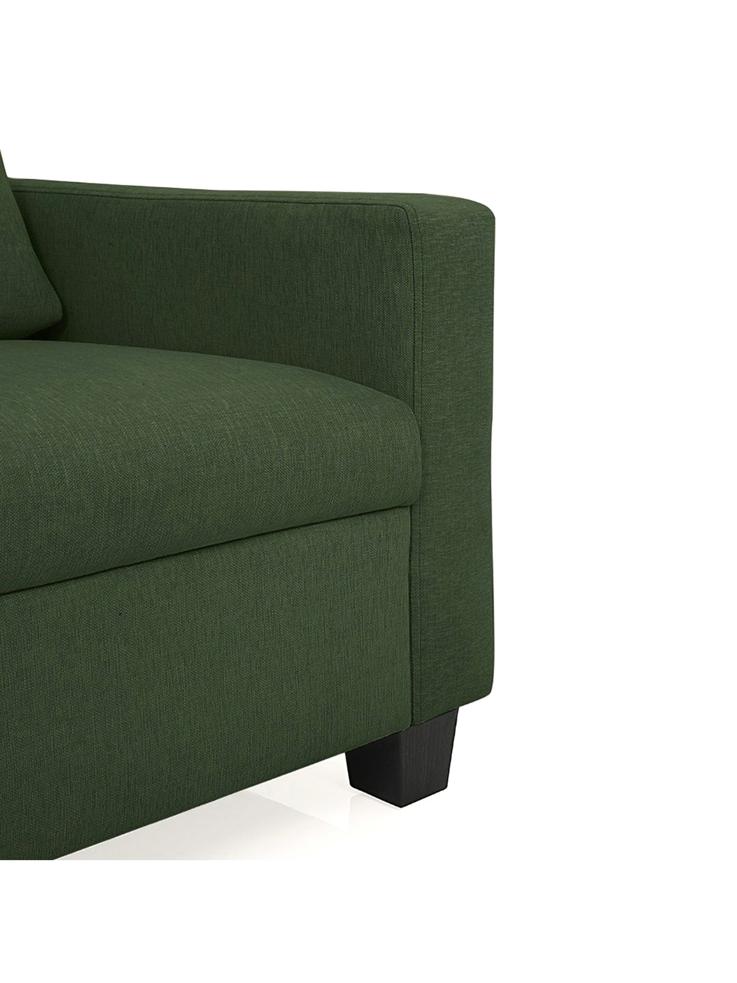 Duroflex Ease Sap Green Neem Wood 2 Seater Sofa