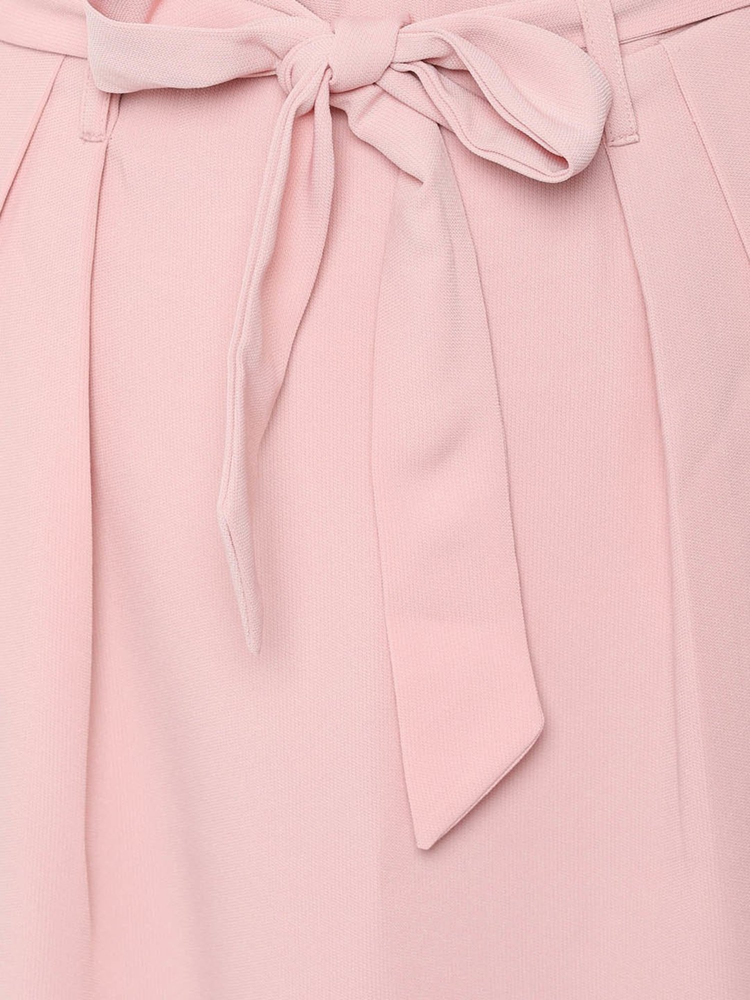 Solly by Allen Solly Pink Knee Length Skirt