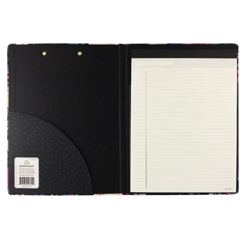 8.5" x 11" Clipfolio Dots/Stripes - greenroom
