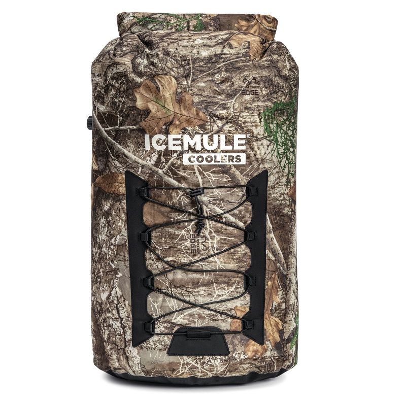 IceMule 1015-RE Pro XLarge Collapsible Portable Soft Sided Roll Top 33 Liter 24 Can Lightweight Insulated Waterproof Cooler Bag