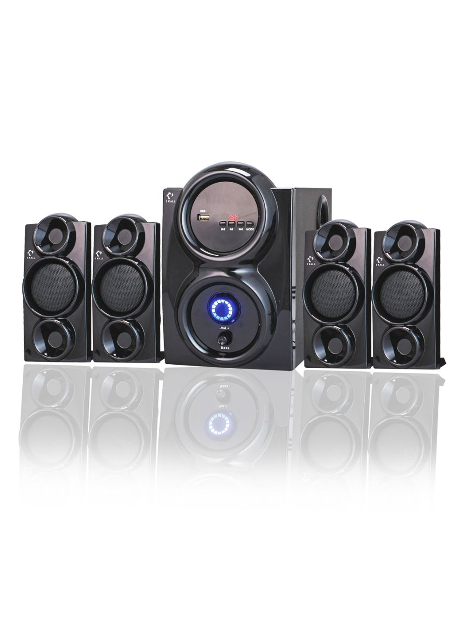 I Kall IK-444 5.1 Channel Home Theatre (Black)