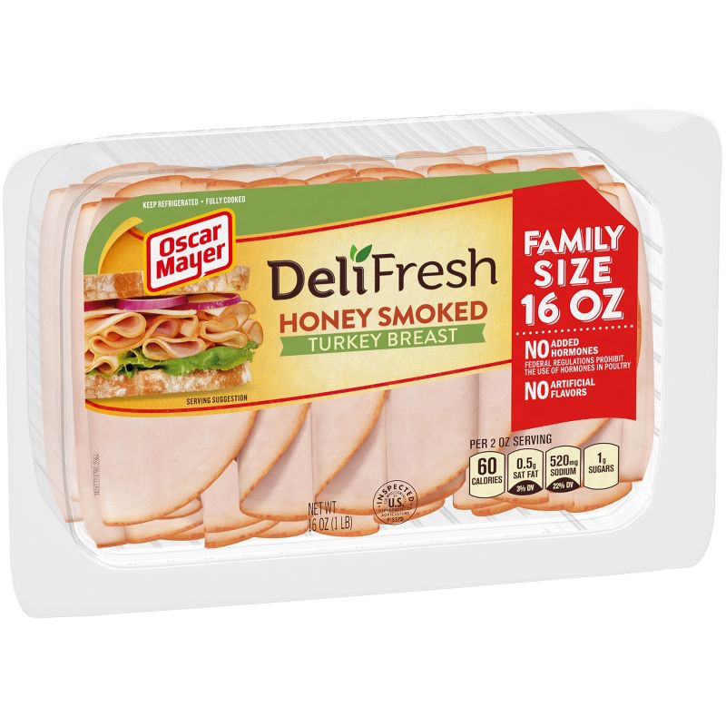 Oscar Mayer Deli Fresh Honey Smoked Turkey Breast - 16oz
