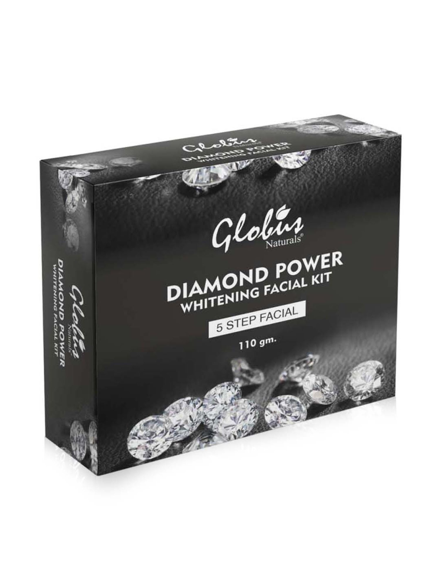 Globus Naturals Lightening Diamond Facial Kit for Skin Tightening - 110 gm