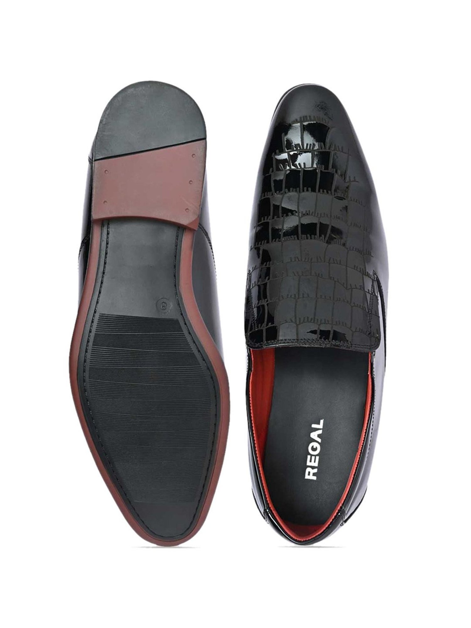 Regal Men's Black Formal Loafers