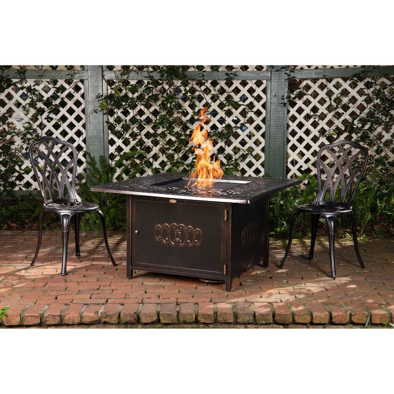 Dynasty Square LPG Fire Pit - Fire Sense