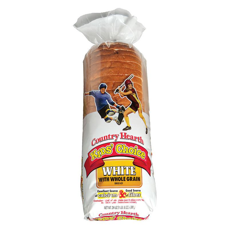 Country Hearth Kids Choice Whole Grain White Bread - 24oz