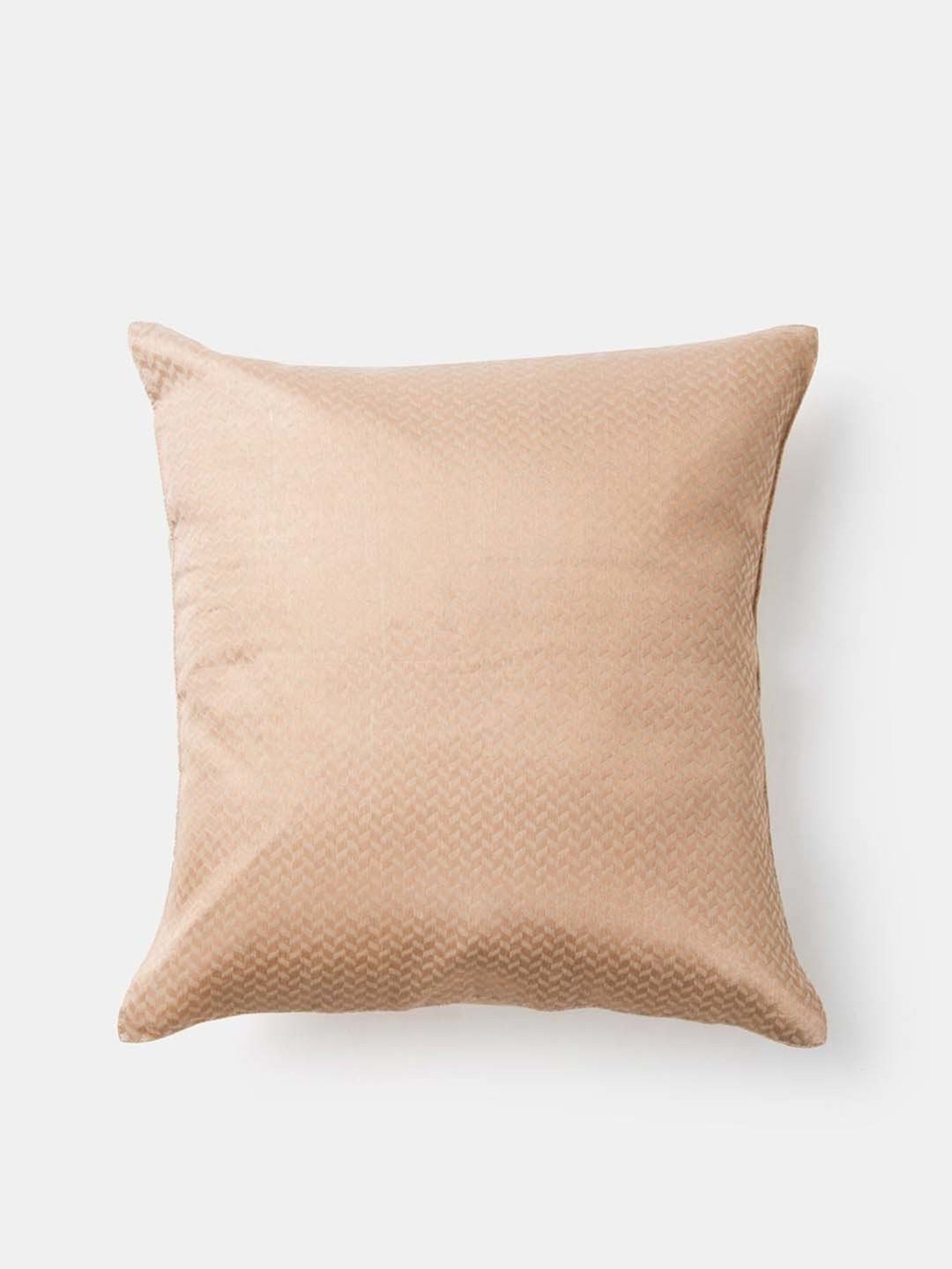 Fabindia Home Shaz Gold 100 GSM Silk Blend Cushion Cover