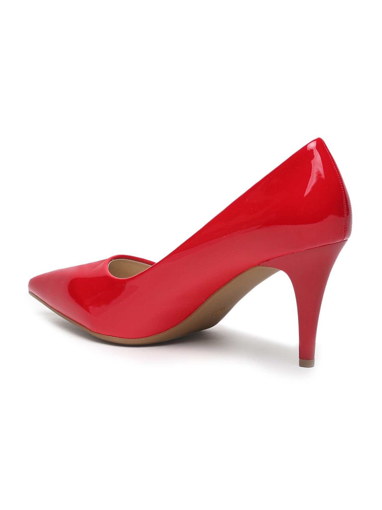 Flat N Heels Women's Red Stiletto Pumps