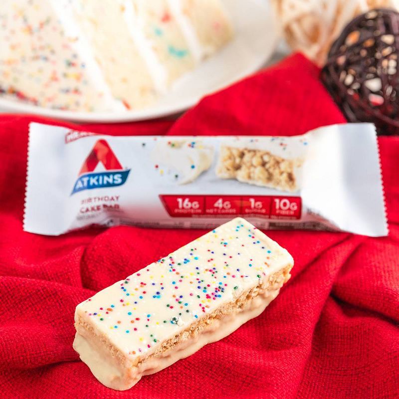 Atkins Birthday Cake Meal Bar - 5ct