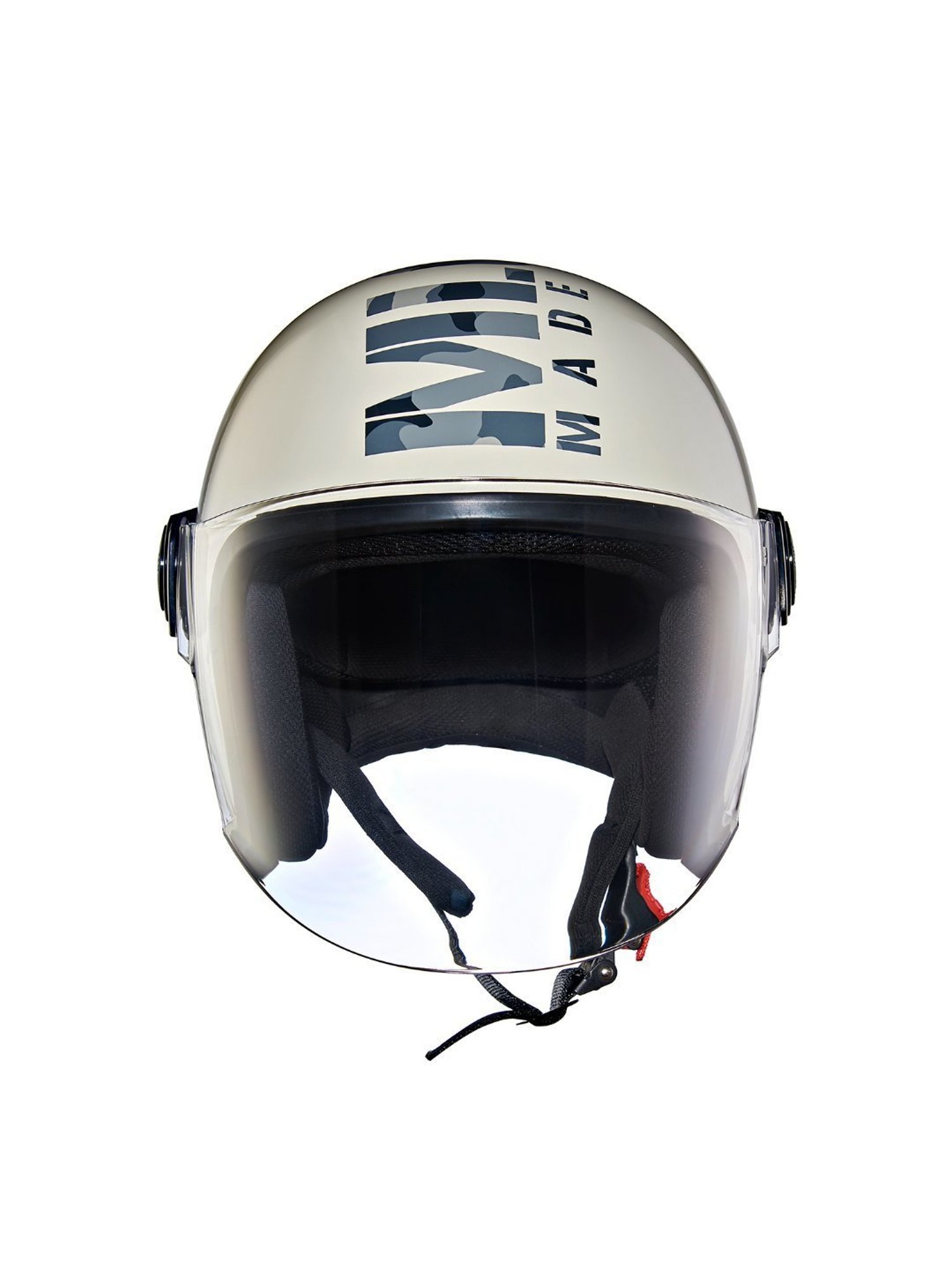 Royal Enfield Gloss White Camo Coopter Camo MLG Open Face Helmet - XL