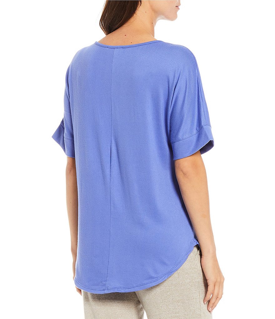 N by Natori Mirage Solid Cozy Knit Lounge Top