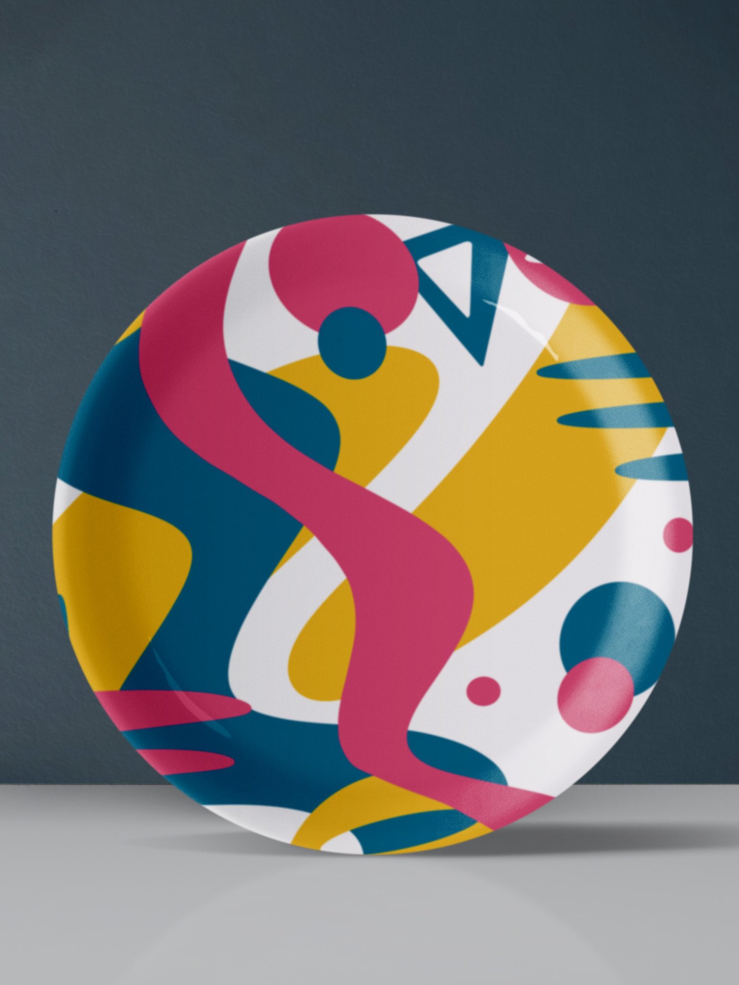 18"x24" 83 Oranges Juicy Surprise Unframed Wall Poster Print Blue - Deny Designs