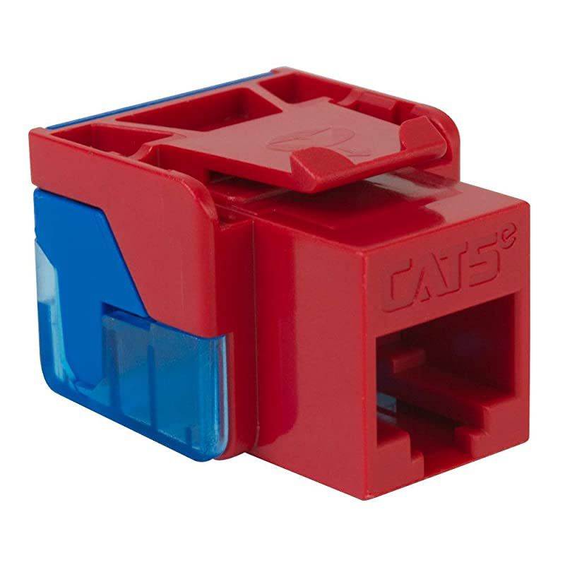Cat5jack-rd Ic1078e5rd - Cat5 Jack Red