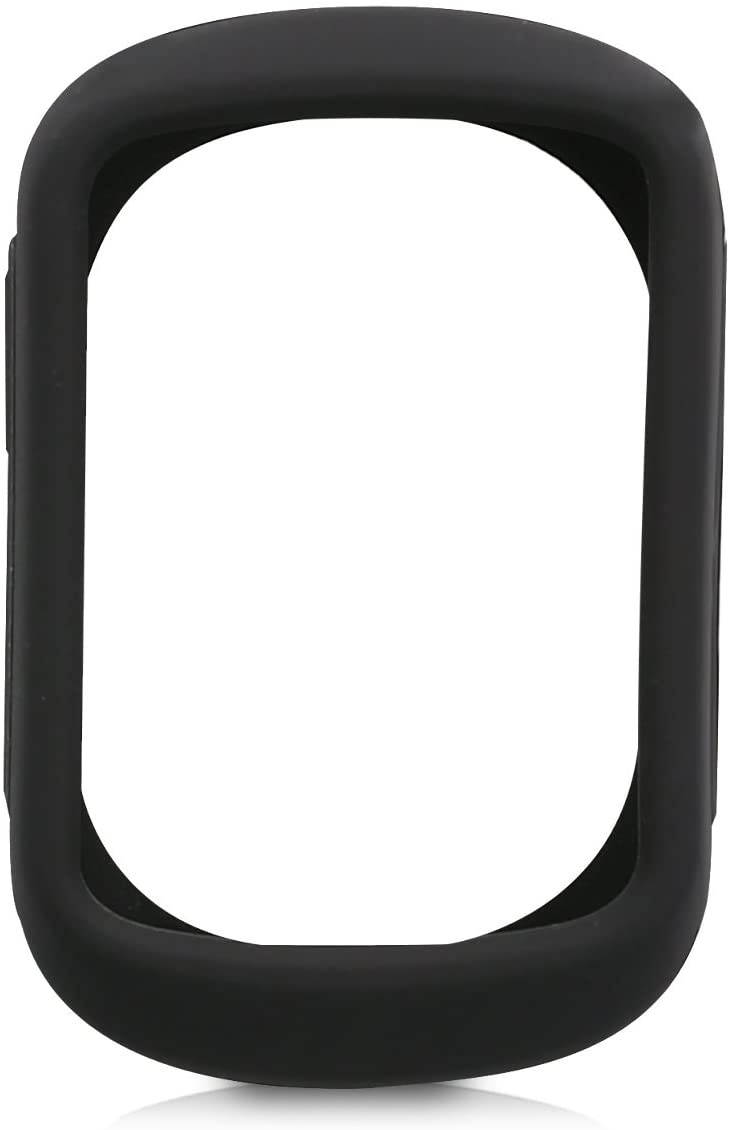 kwmobile Case Compatible with Garmin Edge 130/130 Plus - Soft Silicone Bike GPS Navigation System Protective Cover - Black