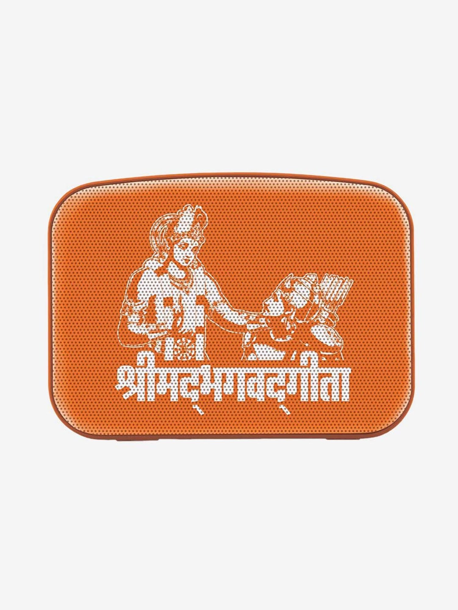 SAREGAMA Carvaan Mini SCM02 Shrimad Bhagavad Gita Bluetooth Speaker (Devotional Orange)