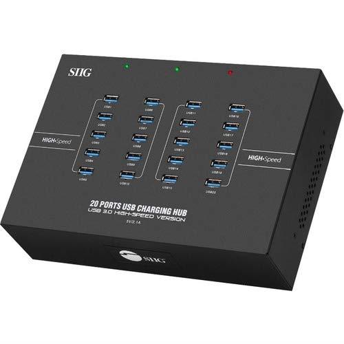 Siig 20-Port Industrial Usb 3.0 Hub With Charging