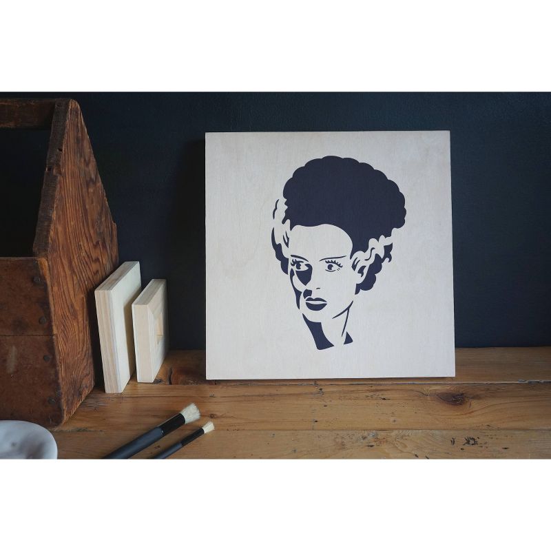 Stencil1 Bride Frank - Stencil 8.5" x 11"
