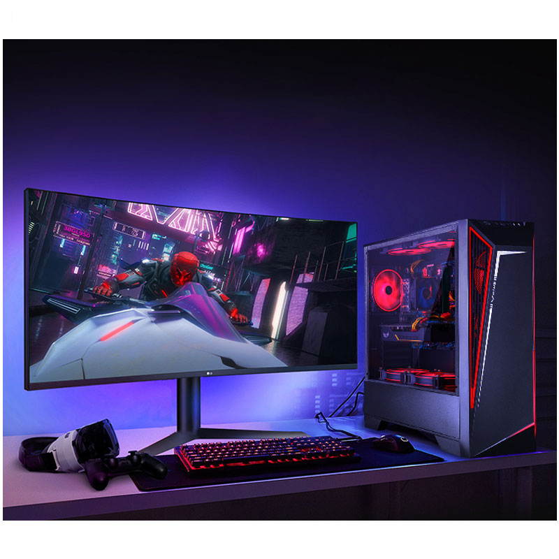 IPASON - Gaming PC - Ryzen 5 3600 up to 4.2GHz - GTX1050Ti 4GB - 8GB DDR4 3200MHz - 500GB SSD NVME - 550W Power supply - RGB FANS - Windows 10 home