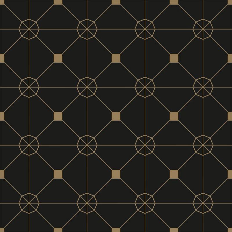 Tempaper Zodiac Noir Self-Adhesive Removable Wallpaper